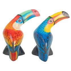 Toucan Albesia Wood Assorted Colours 10x10cm