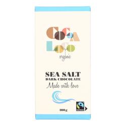 Organic Sea Salt Dark Chocolate Bar 100g