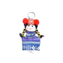 Crochet Keyring Vietnam Doll Headband