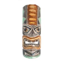 Mask Albesia Wood Green Below Chin 13x50cm