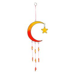 Suncatcher moon with star assorted