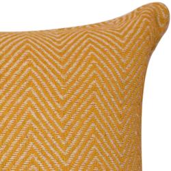 Cushion Cover Soft Recycled Material Yellow 40x40cm