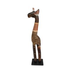 Giraffe Albesia Wood 22cm height