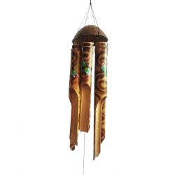 Bamboo Windchime Dragonfly 70cm