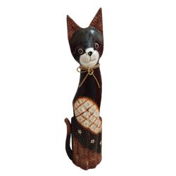 Black Cat Albesia Wood 13x5x50cm