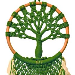 Dreamcatcher Green Tree of Life 33 x 100cm