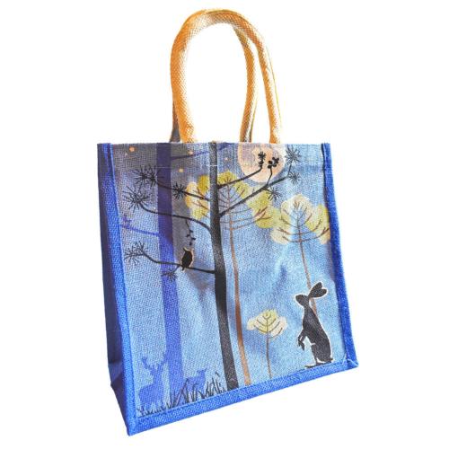 Jute shopping bag, moonlight