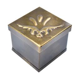 Set of 20 mini metal trinket boxes, 2 each of 10 designs