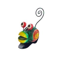 Snail Metal Assorted Colours 7x5x8cm