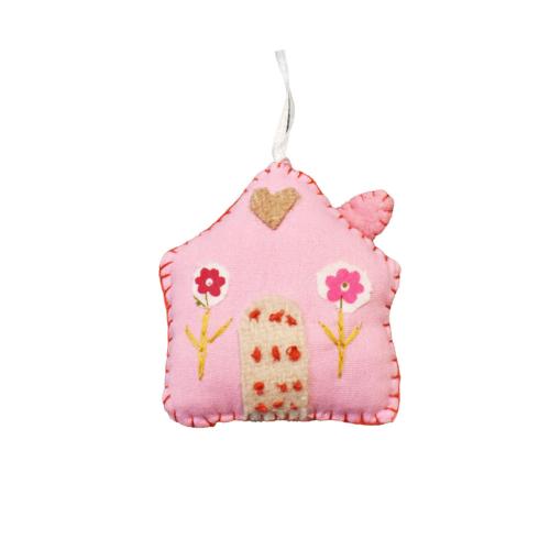 Hanging House Decoration Hand Stitched