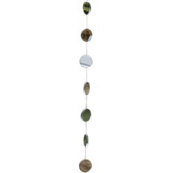 Hanging Mobile, Recycled Glass, Circles, 108cm length