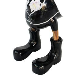 Duck with Suit and Tie Bamboo Root 25cm