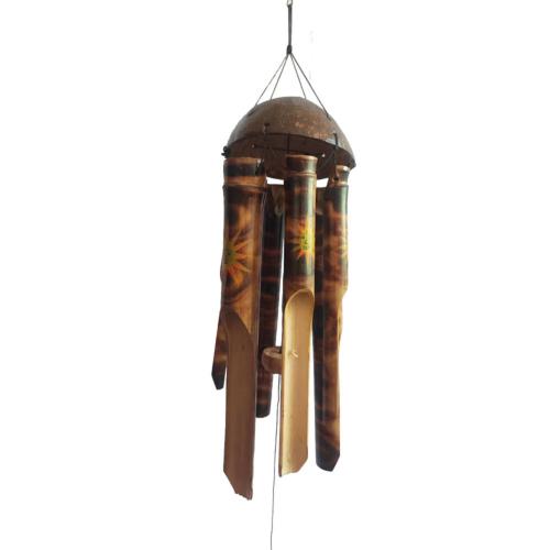 Bamboo Windchime Sun 60cm