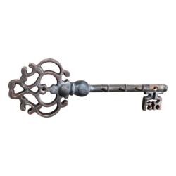 Coat Hanger with 3 Hooks Retro Recycled Large Key