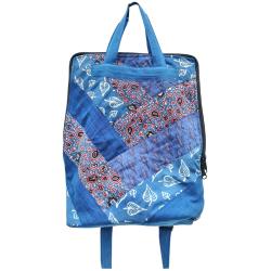 Small backpack / rucksack, recycled fabric, assorted colours blues