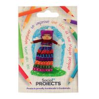 Display stand + 24 worry dolls on card, Social Projects