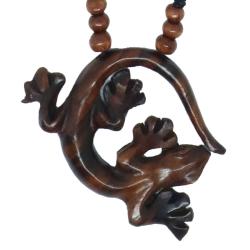 Pendant Sonokeling Rosewood, Lizard