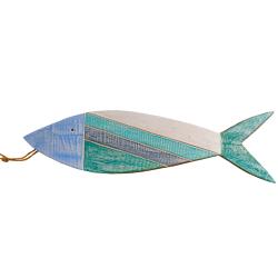 Hanging Fish Sustainable Albesia Wood 50 x 12.5cm