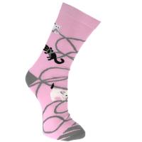 3 pairs of bamboo socks, cats and dogs, Shoe size: UK 7-11, Euro 41-47