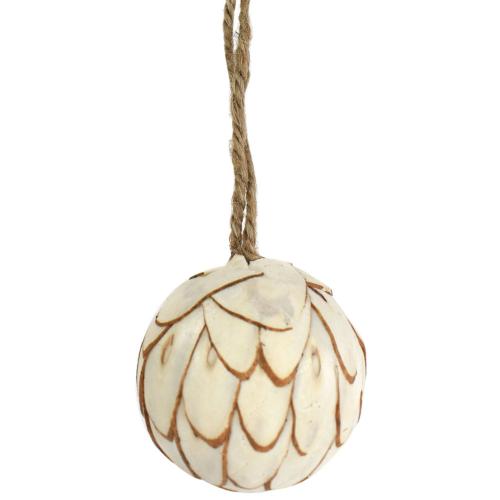 Christmas Bauble, Sola Plant Petals, 8cm