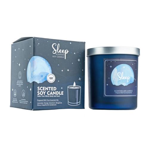 Scented Soy candle Sleep made from Pure Essential Oils