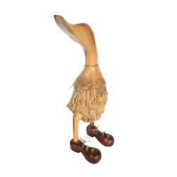 Duck with Skirt Natural Bamboo Root 35cm