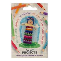 Display stand + 24 worry dolls on card, Social Projects